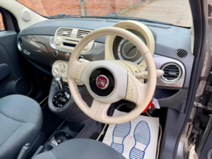 2009 Fiat 500 1.2 Pop Auto Euro 4 3dr in Grey — image 4