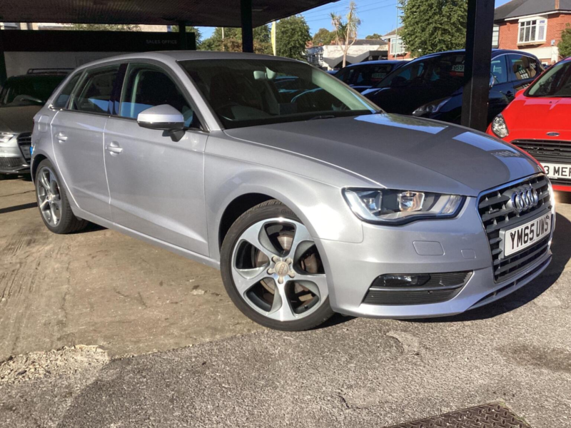 2016 Audi A3 1.6 Tdi Sport Sportback Quattro Euro 6 (s/s) 5dr (nav) in Silver — image 1