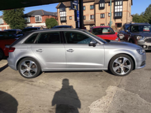 2016 Audi A3 1.6 Tdi Sport Sportback Quattro Euro 6 (s/s) 5dr (nav) in Silver — image 3