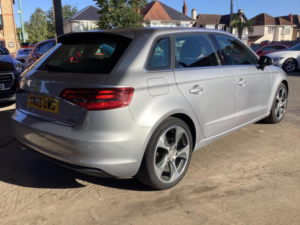 2016 Audi A3 1.6 Tdi Sport Sportback Quattro Euro 6 (s/s) 5dr (nav) in Silver — image 5