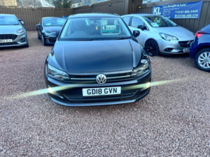 2018 Volkswagen Polo 1.0 Se Euro 6 (s/s) 5dr in Black — image 3