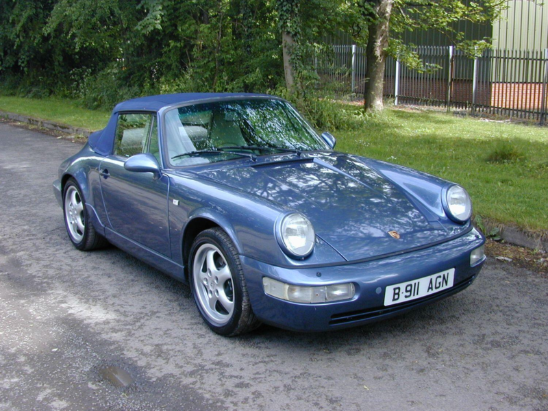 1990 Porsche 911 Ref 8706 - Porsche 911 964 Carrera 2 3.6 Convertible - (rhd - Uk Car) in Blue — image 1