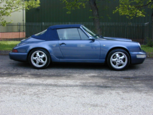 1990 Porsche 911 Ref 8706 - Porsche 911 964 Carrera 2 3.6 Convertible - (rhd - Uk Car) in Blue — image 2