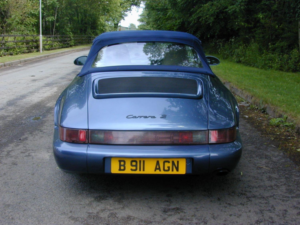 1990 Porsche 911 Ref 8706 - Porsche 911 964 Carrera 2 3.6 Convertible - (rhd - Uk Car) in Blue — image 5