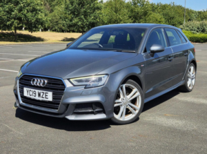 2019 Audi A3 1.6 Tdi 30 S Line Sportback S Tronic Euro 6 (s/s) 5dr in Grey — image 3