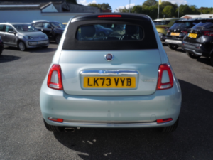 2023 Fiat 500c 1.0 500 Top 1.0 70hp Mild Hybrid Convertible in Green — image 5