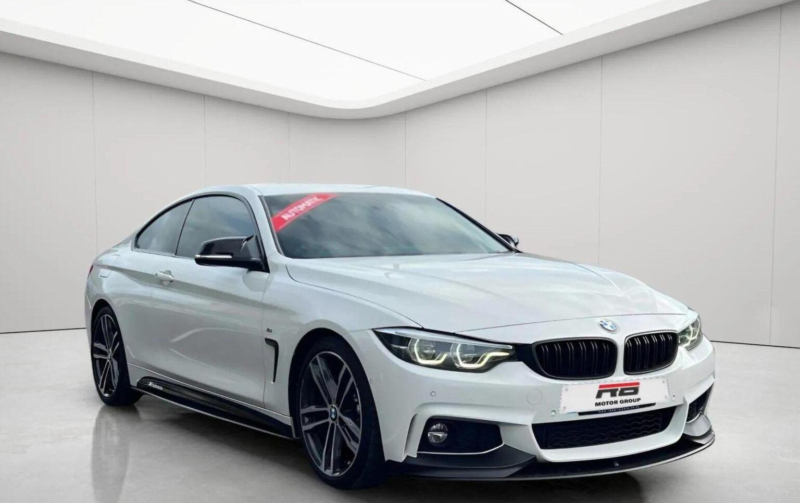 2017 BMW 4 Series 2.0 430i M Sport Auto Euro 6 (s/s) 2dr in White — image 1