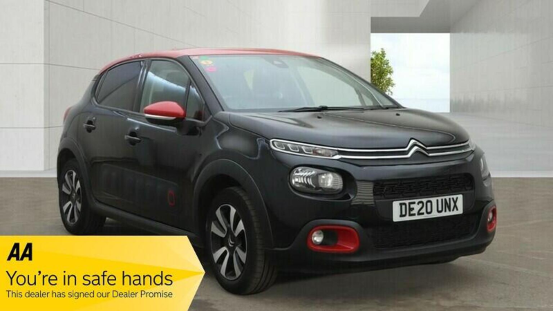 2020 Citroen C3 1.2 Puretech Flair Plus Euro 6 (s/s) 5dr in Black — image 1