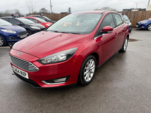 2014 Ford Focus 1.0t Ecoboost Titanium Euro 6 (s/s) 5dr in Red — image 3