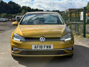 2018 Volkswagen Golf 1.5 Tsi Evo Gt Hatchback 5dr Petrol Manual Euro 6 (s/s) (150 Ps) in Yellow — image 2
