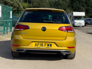 2018 Volkswagen Golf 1.5 Tsi Evo Gt Hatchback 5dr Petrol Manual Euro 6 (s/s) (150 Ps) in Yellow — image 6