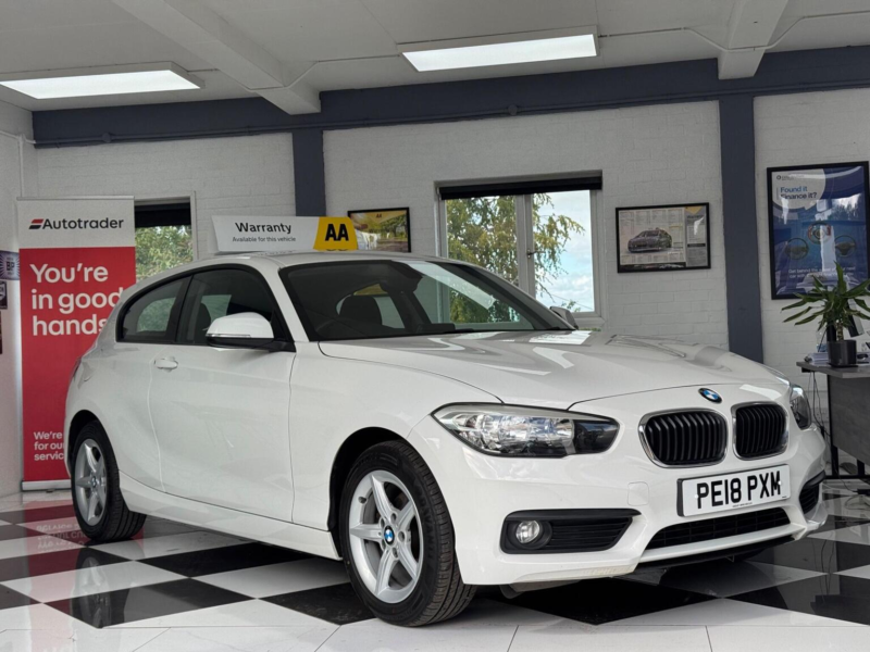 2017 BMW 1 Series 1.5 118i Se Euro 6 (s/s) 3dr in White — image 1