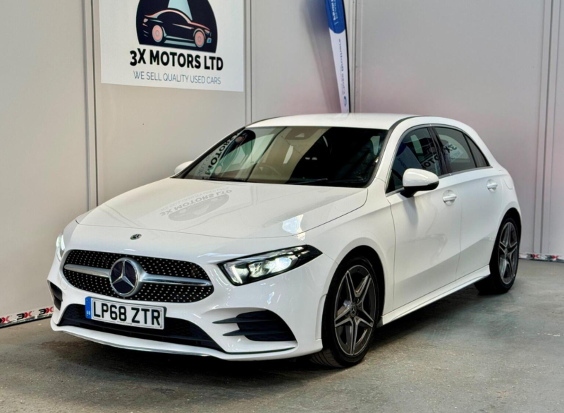 2018 Mercedes-Benz A Class 1.3 A200 Amg Line 7g-Dct Euro 6 (s/s) 5dr in White — image 1