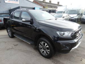 2022 Ford Ranger 2.0 Ecoblue Wildtrak Auto 4WD Euro 6 (s/s) 4dr in Black — image 3