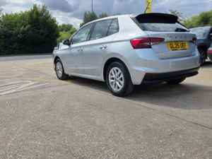 2025 Skoda Fabia 1.0 Tsi Se Edition DSG Euro 6 (s/s) 5dr in Silver — image 5