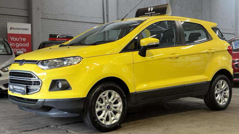 2017 Ford Ecosport 1.0 T Ecoboost Zetec Yellow 5dr 1 Keeper+belt Done+heated Seats+dab in Yellow — image 1
