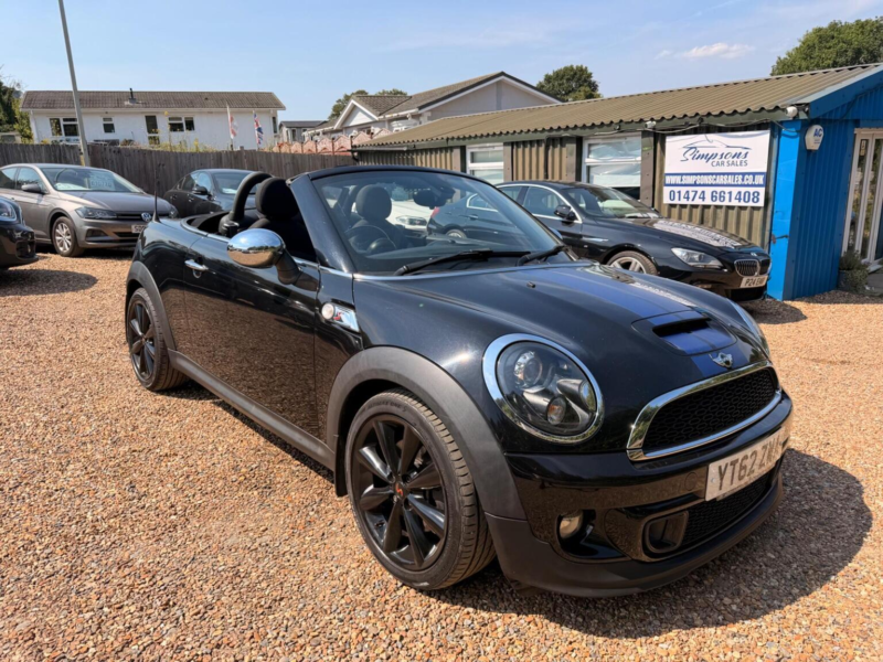 2012 MINI Roadster 1.6 Cooper S Auto Euro 5 2dr in Black — image 1