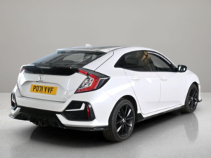 2021 Honda Civic 1.5 Vtec Turbo Sport CVT Euro 6 (s/s) 5dr in White — image 4