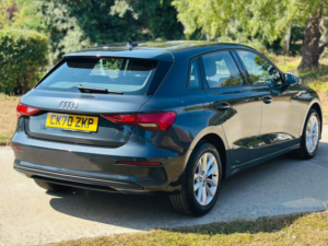 2020 Audi A3 1.0 Tfsi 30 Technik Sportback Euro 6 (s/s) 5dr in Grey — image 3