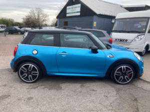 2015 MINI Hatch 2.0 John Cooper Works Hatchback 3dr Petrol Auto Euro 6 (s/s) (231 Ps) in Blue — image 4