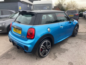 2015 MINI Hatch 2.0 John Cooper Works Hatchback 3dr Petrol Auto Euro 6 (s/s) (231 Ps) in Blue — image 5