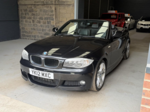 2012 BMW 1 Series 2.0 120d M Sport Convertible in Black — image 2