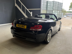 2012 BMW 1 Series 2.0 120d M Sport Convertible in Black — image 5