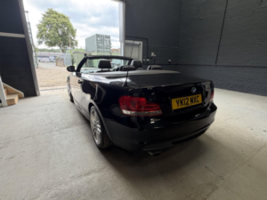 2012 BMW 1 Series 2.0 120d M Sport Convertible in Black — image 6