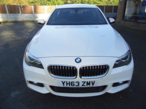 2013 BMW 5 Series 2.0 520d M Sport Auto Euro 6 (s/s) 4dr in White — image 2