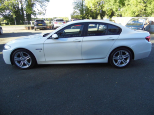2013 BMW 5 Series 2.0 520d M Sport Auto Euro 6 (s/s) 4dr in White — image 5