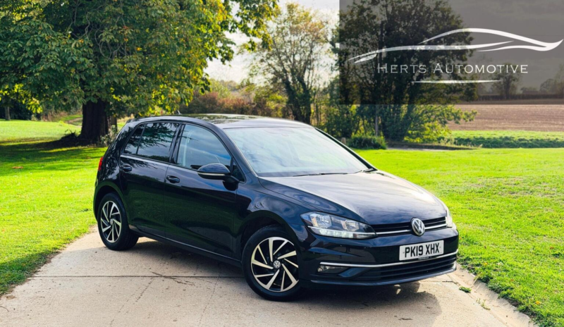 2019 Volkswagen Golf 1.0 Tsi Match Euro 6 (s/s) 5dr in Black — image 1