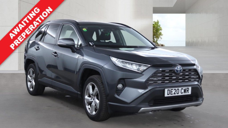 2020 Toyota Rav4 2.5 Vvt-H Design SUV 5dr Petrol Hybrid CVT Euro 6 (s/s) (218 Ps) in Grey — image 1
