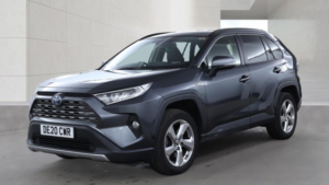 2020 Toyota Rav4 2.5 Vvt-H Design SUV 5dr Petrol Hybrid CVT Euro 6 (s/s) (218 Ps) in Grey — image 2