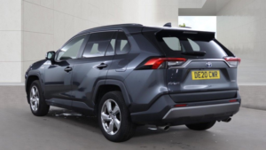 2020 Toyota Rav4 2.5 Vvt-H Design SUV 5dr Petrol Hybrid CVT Euro 6 (s/s) (218 Ps) in Grey — image 3
