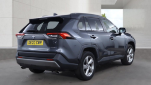 2020 Toyota Rav4 2.5 Vvt-H Design SUV 5dr Petrol Hybrid CVT Euro 6 (s/s) (218 Ps) in Grey — image 4