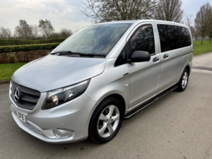 2016 Mercedes-Benz Vito 114cdi 2.1 135ps Auto 7 Seater Swb Bluetec Ulez Euro 6 in Silver — image 2