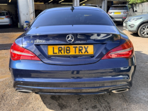 2018 Mercedes Cla Cla 220 D Amg Line in Blue — image 4