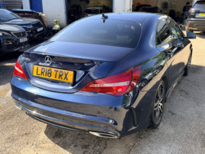 2018 Mercedes Cla Cla 220 D Amg Line in Blue — image 6
