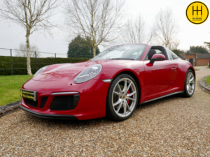 2018 Porsche 911 3.0t 991 4 Gts Targa Pdk 4WD Euro 6 (s/s) 2dr in Red — image 3
