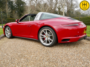 2018 Porsche 911 3.0t 991 4 Gts Targa Pdk 4WD Euro 6 (s/s) 2dr in Red — image 4