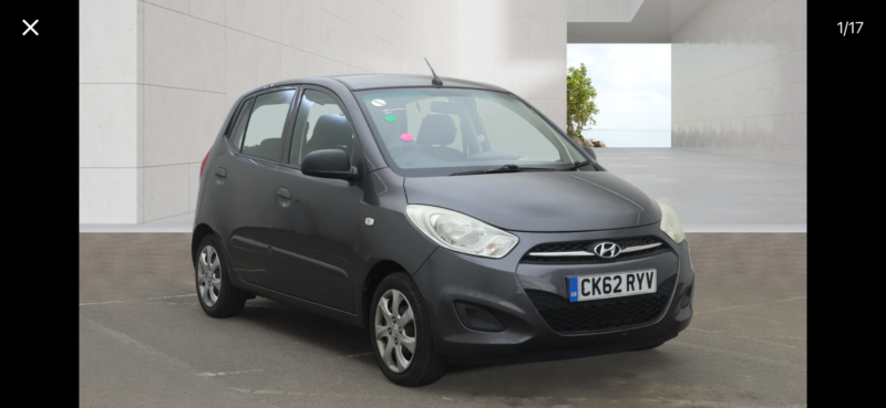 2012 Hyundai I10 1.2 Classic in Grey — image 1