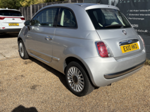 2010 Fiat 500 1.2 Lounge in Silver — image 3