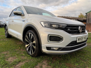 2019 Volkswagen T-Roc 2.0 Tdi R-Line DSG Euro 6 (s/s) 5dr in Silver — image 3