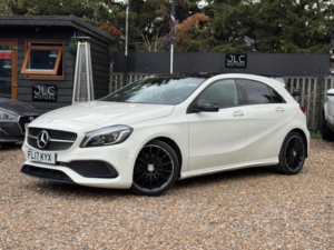 2017 Mercedes-Benz A Class 1.6 A180 Amg Line (premium Plus) Euro 6 (s/s) 5dr in White — image 3