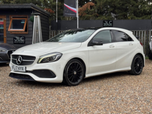 2017 Mercedes-Benz A Class 1.6 A180 Amg Line (premium Plus) Euro 6 (s/s) 5dr in White — image 4