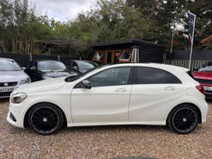 2017 Mercedes-Benz A Class 1.6 A180 Amg Line (premium Plus) Euro 6 (s/s) 5dr in White — image 5