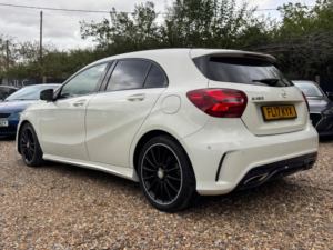 2017 Mercedes-Benz A Class 1.6 A180 Amg Line (premium Plus) Euro 6 (s/s) 5dr in White — image 6