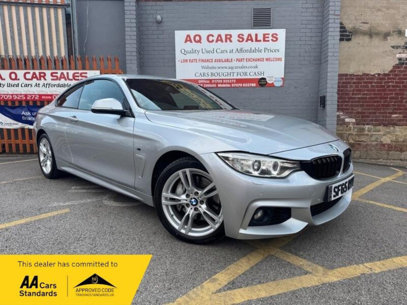2015 BMW 4 Series 3.0 435d M Sport Auto Xdrive Euro 6 (s/s) 2dr in Silver — image 1