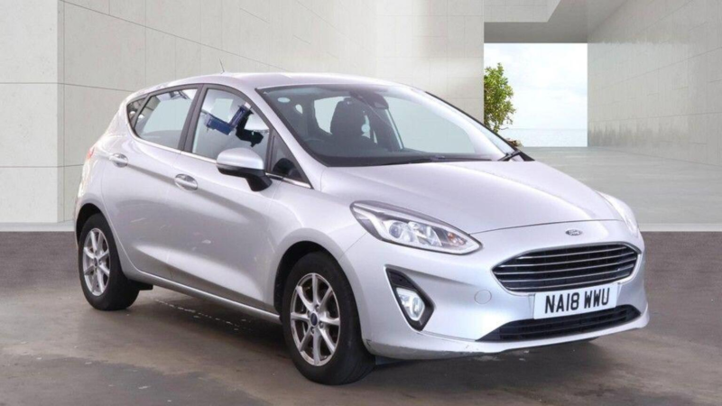 2018 Ford Fiesta 1.1 Ti-Vct Zetec Euro 6 (s/s) 5dr in Silver — image 1