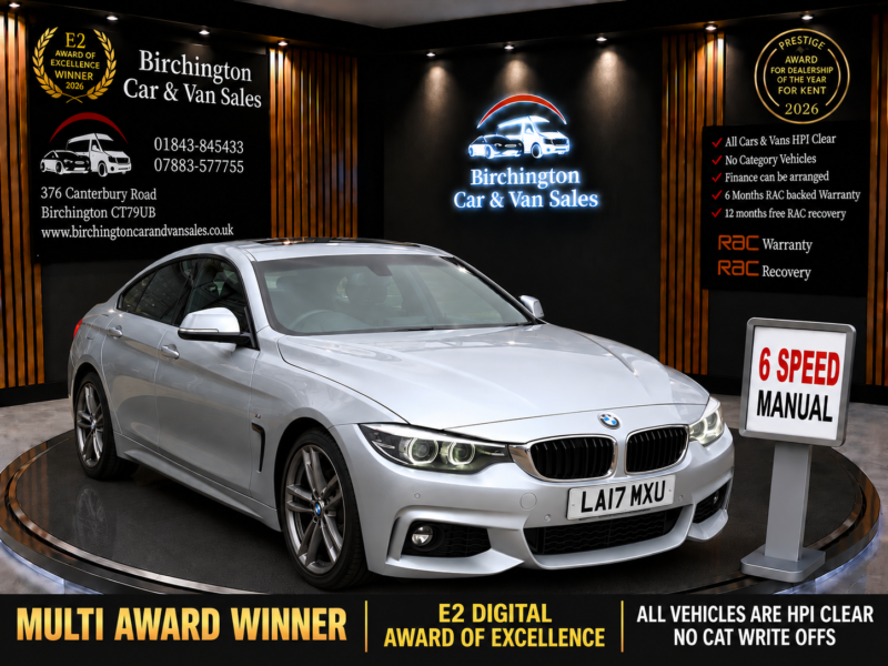 2017 BMW 4 Series Gran Coupe 2.0 420d M Sport Gran Coupe in Silver — image 1